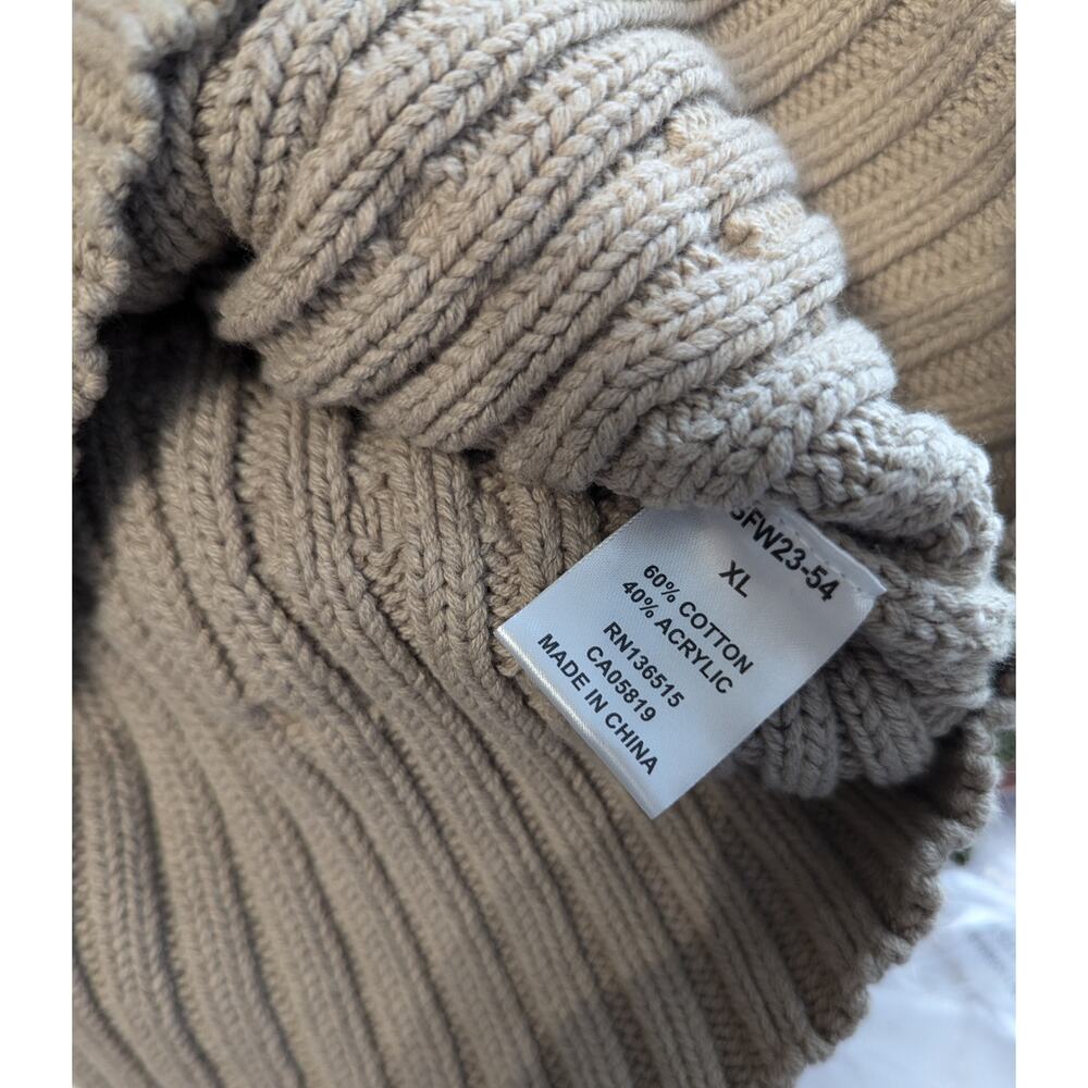 Stitches + Stripes Sleeveless Marlow Sweater Top Beige - Picture 4 of 6